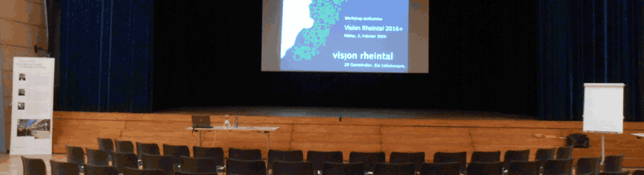 Vision Rheintal Visionsprozess Phase 2